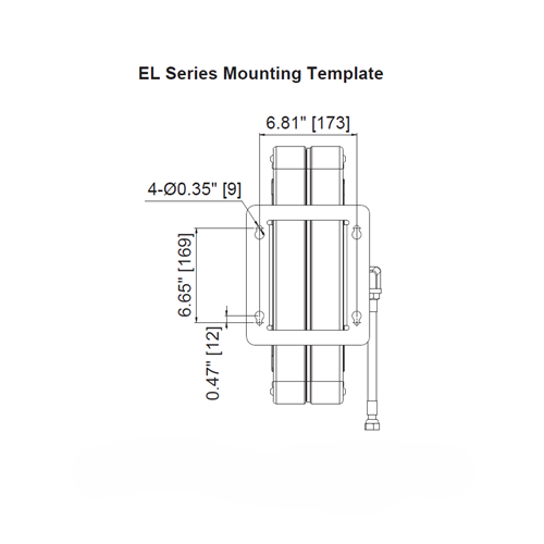 EL 2D Mounting Template